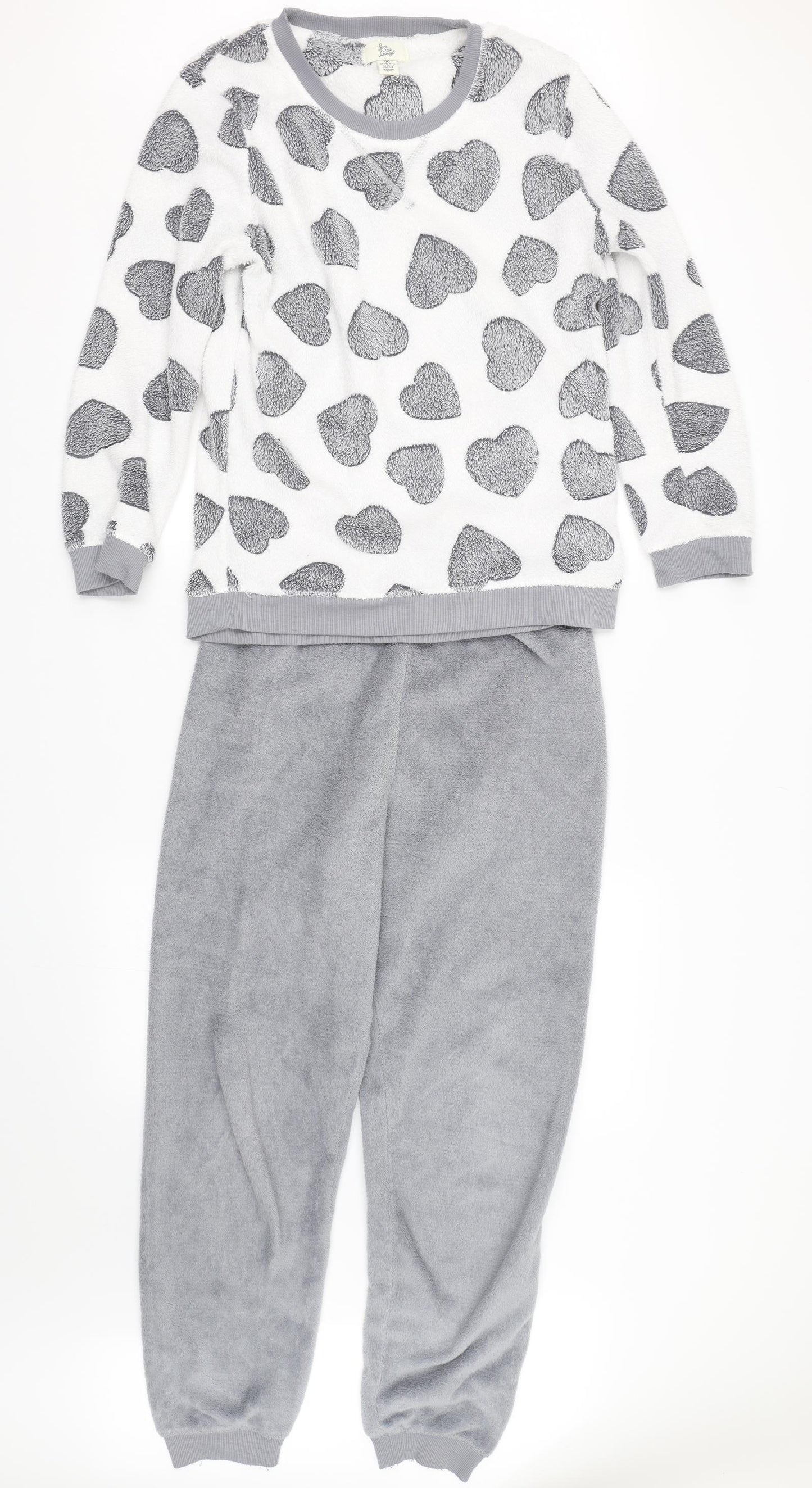 Love to Lounge Womens Grey Polka Dot  Cami Pyjama Set Size M