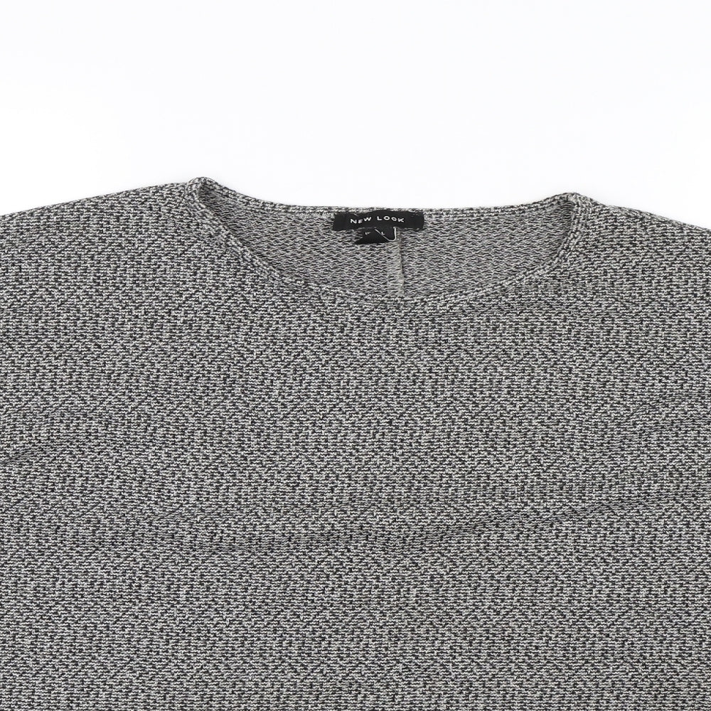New Look Womens Grey   Basic T-Shirt Size L