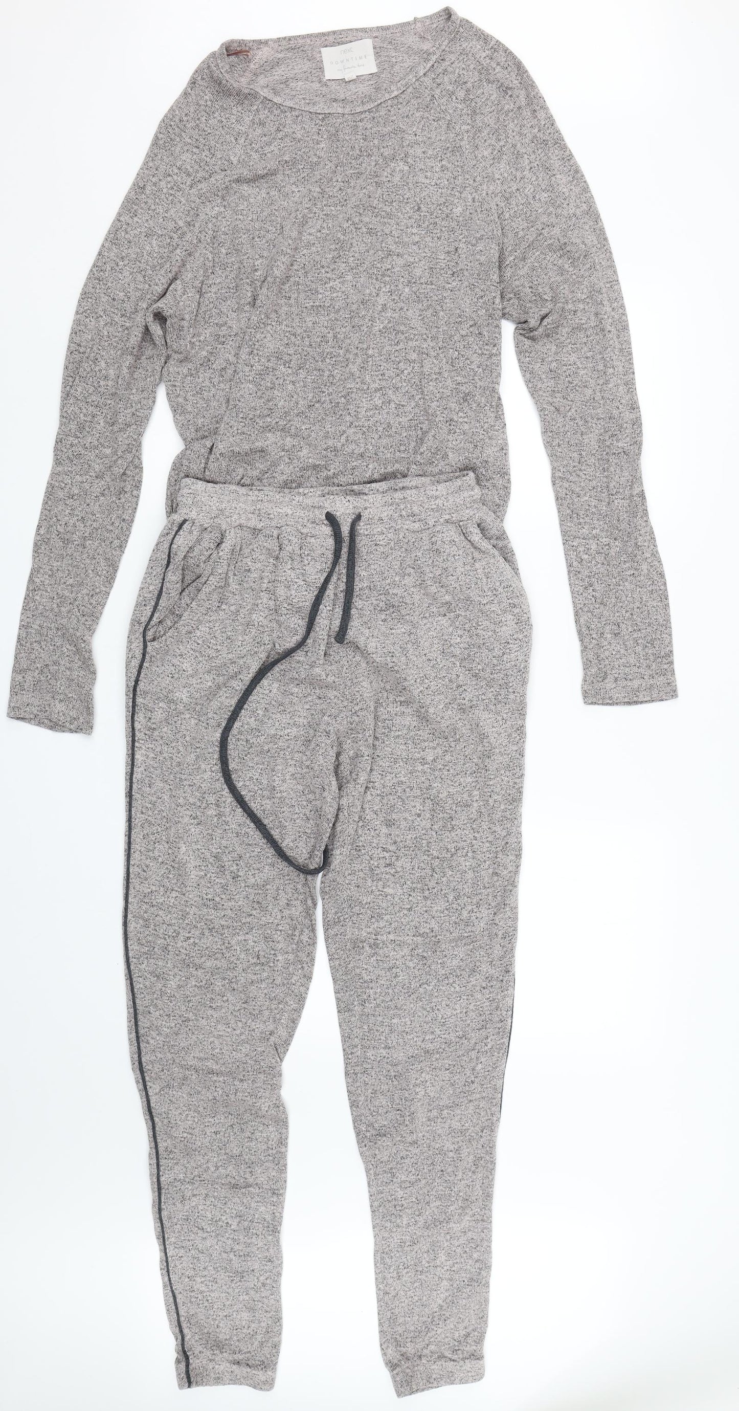 NEXT Womens Pink Herringbone  Cami Pyjama Set Size 10