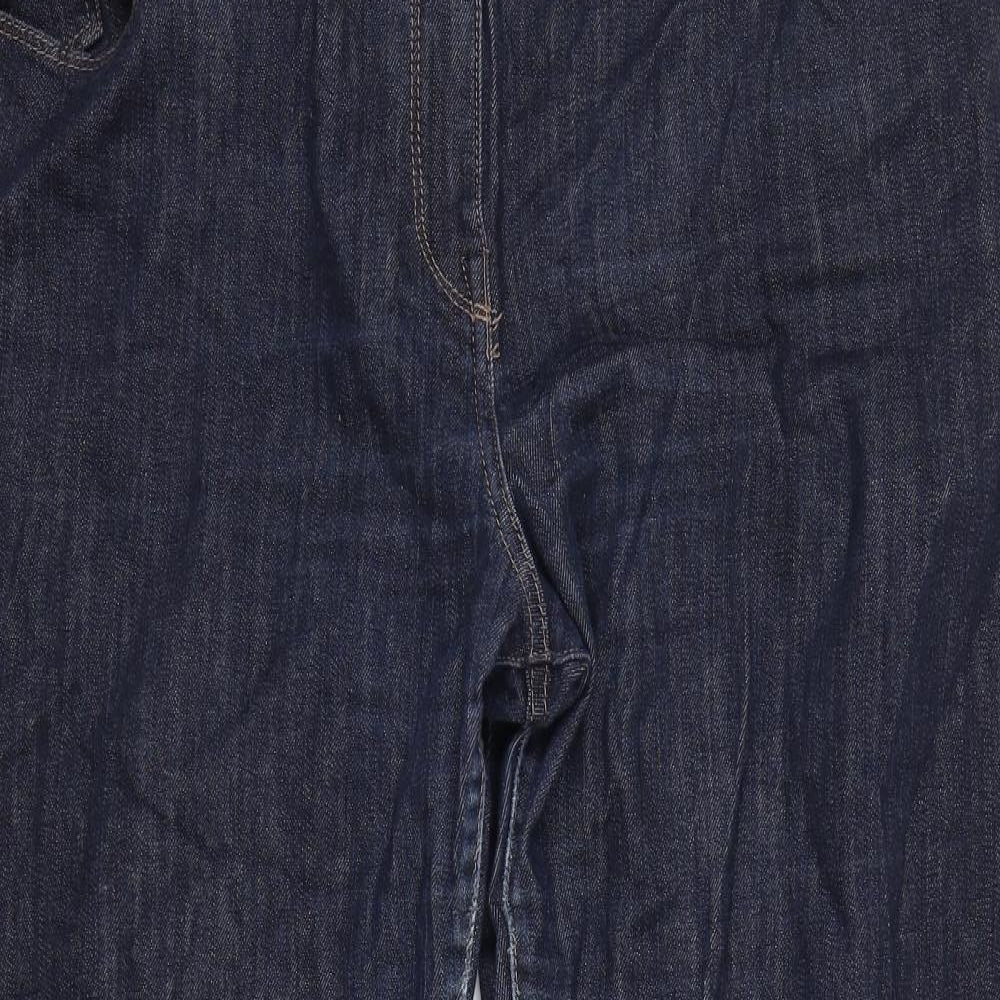 NEXT Womens Blue  Denim Bootcut Jeans Size 18 L28.5 in