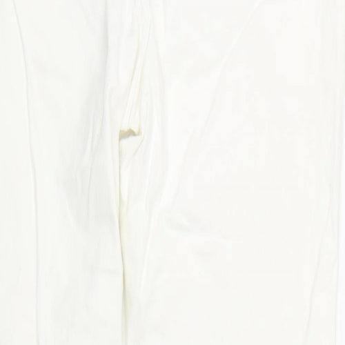 George Womens White  Denim Straight Jeans Size 10 L28 in