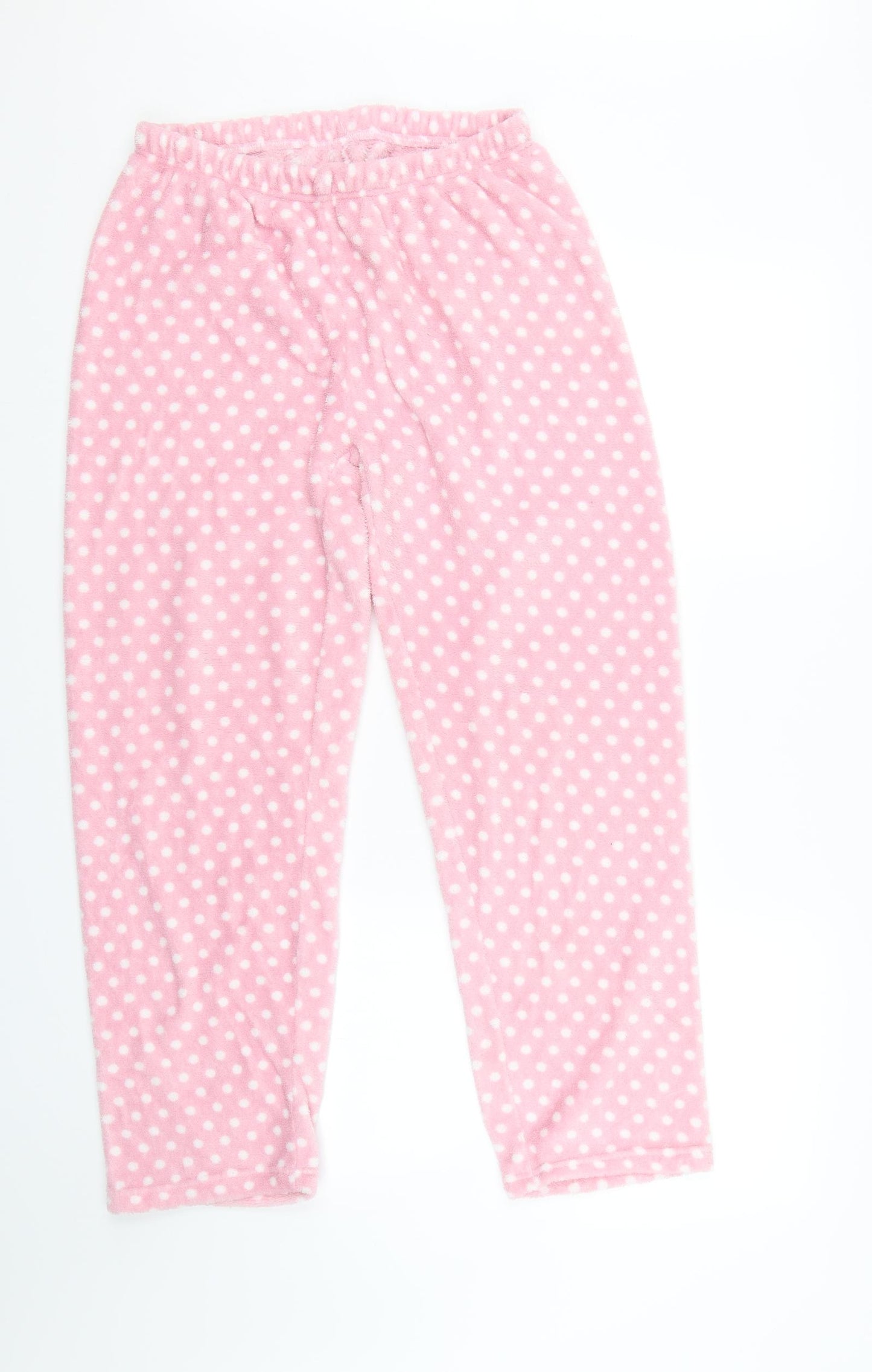 Preworn Womens Pink Polka Dot  Capri Pyjama Pants Size 12