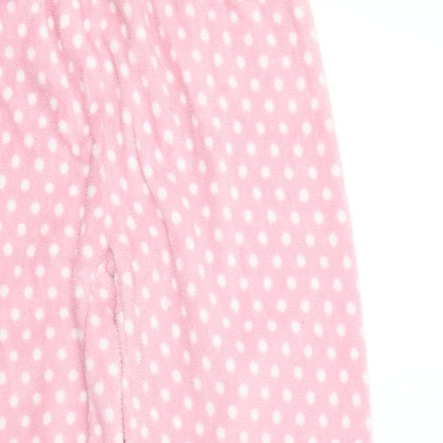 Preworn Womens Pink Polka Dot  Capri Pyjama Pants Size 12