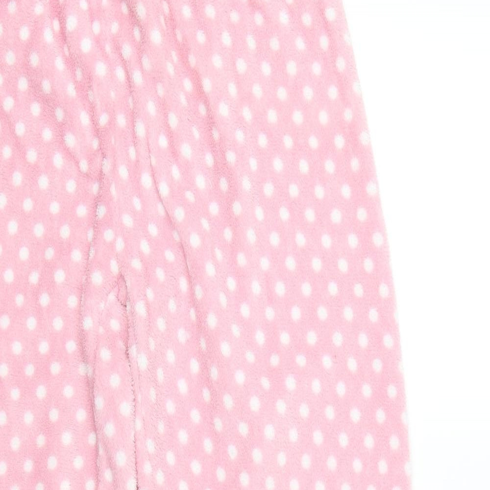 Preworn Womens Pink Polka Dot  Capri Pyjama Pants Size 12