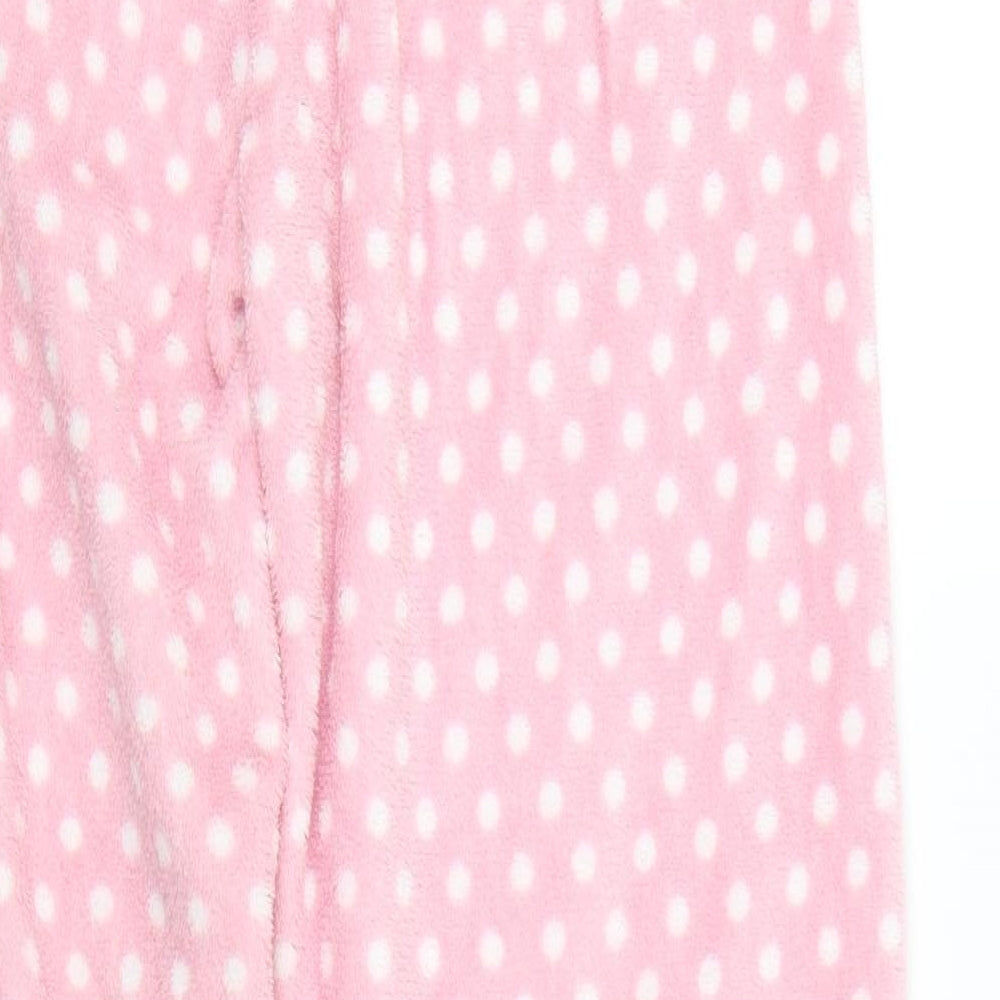 Preworn Womens Pink Polka Dot  Capri Pyjama Pants Size 12