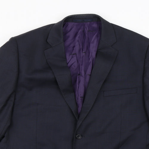 Paul Costelloe Mens Blue   Jacket Suit Size L