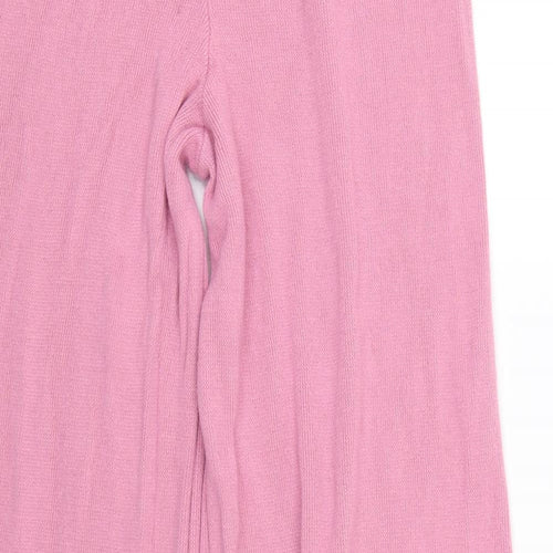 Nasty Gal Womens Pink Striped  Jogger Trousers Size M L25 in
