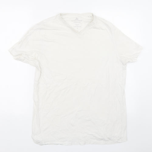 Matalan Mens White    T-Shirt Size L