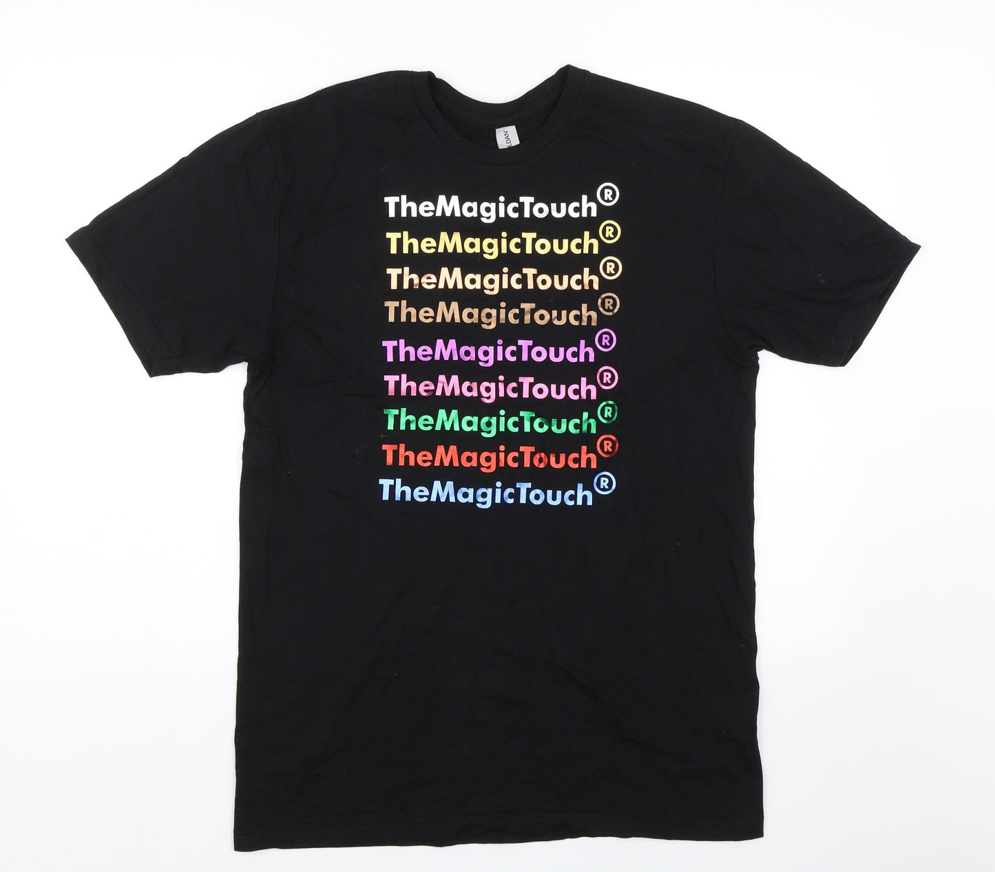 Gildan Womens Black   Basic T-Shirt Size M  - The magic touch