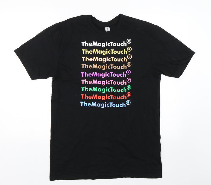 Gildan Womens Black   Basic T-Shirt Size M  - The magic touch
