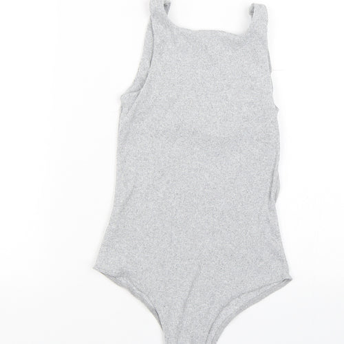 I SAW IT FIRST Womens Grey Striped  Wrap Tank Size 6
