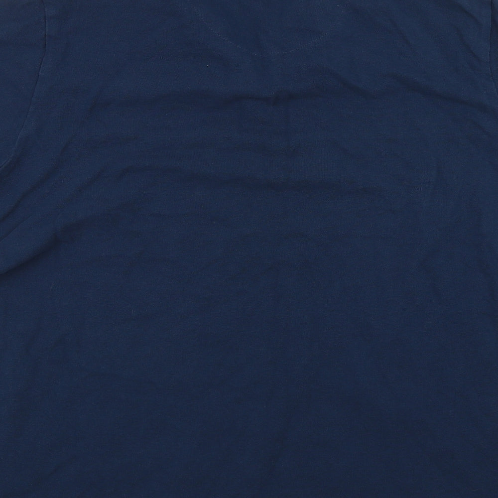 PIERE CANDIN Mens Blue Striped   Polo Size 2XL