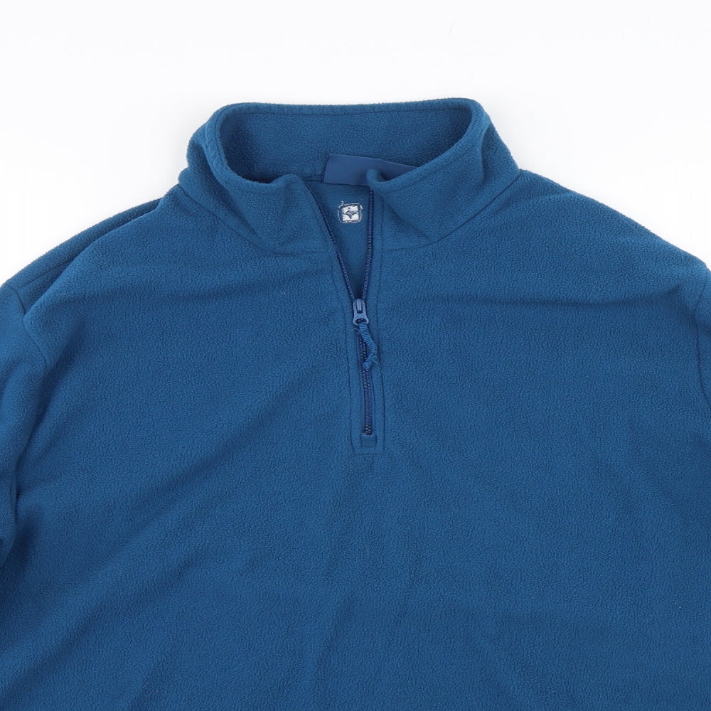 Mountain Warehouse Mens Blue  Fleece Pullover Sweatshirt Size 2XL