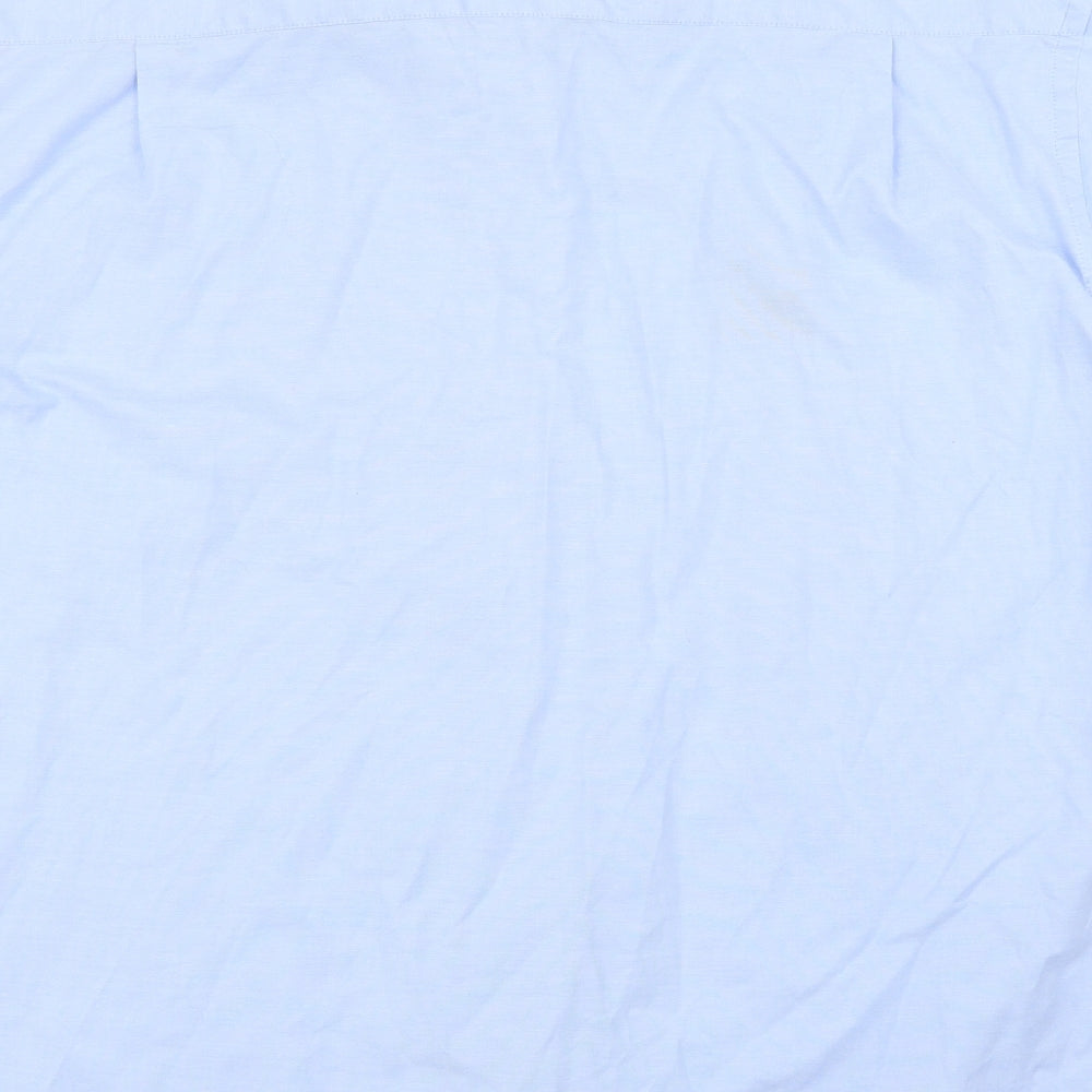 Russell Collection Mens Blue    Button-Up Size 16.5