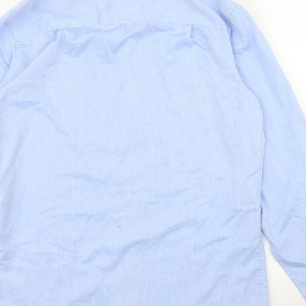 NEXT Mens Blue    Button-Up Size 15