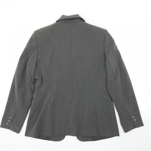 Debenhams Womens Grey   Jacket Blazer Size 12