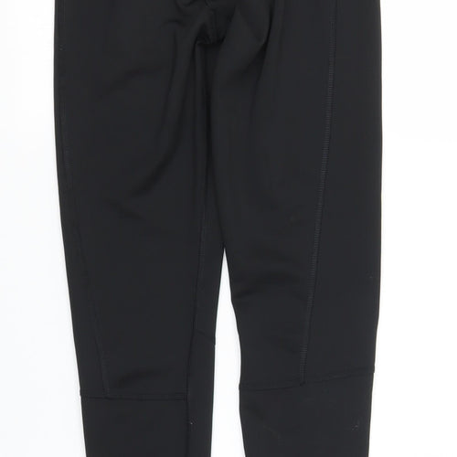 adidas Womens Black   Compression Leggings Size 8 L25 in