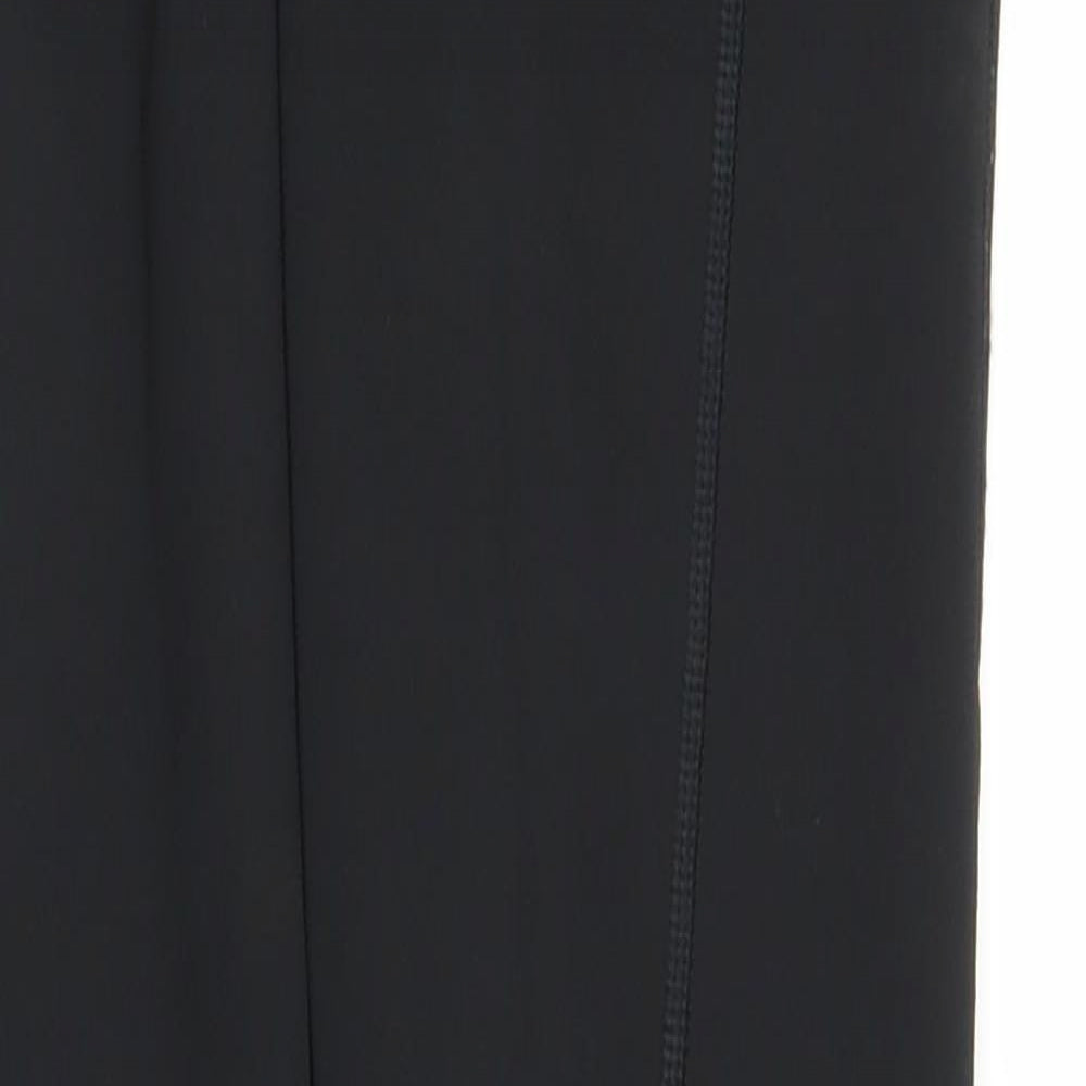 adidas Womens Black   Compression Leggings Size 8 L25 in