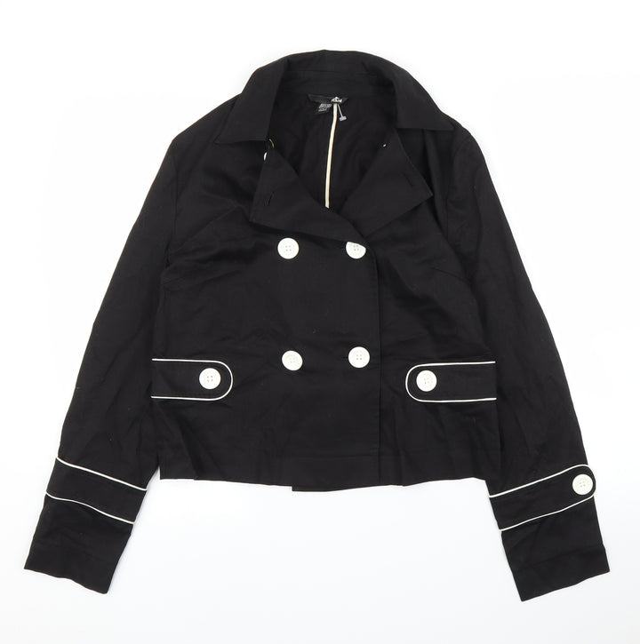 H&M Womens Black Jacket Size 14