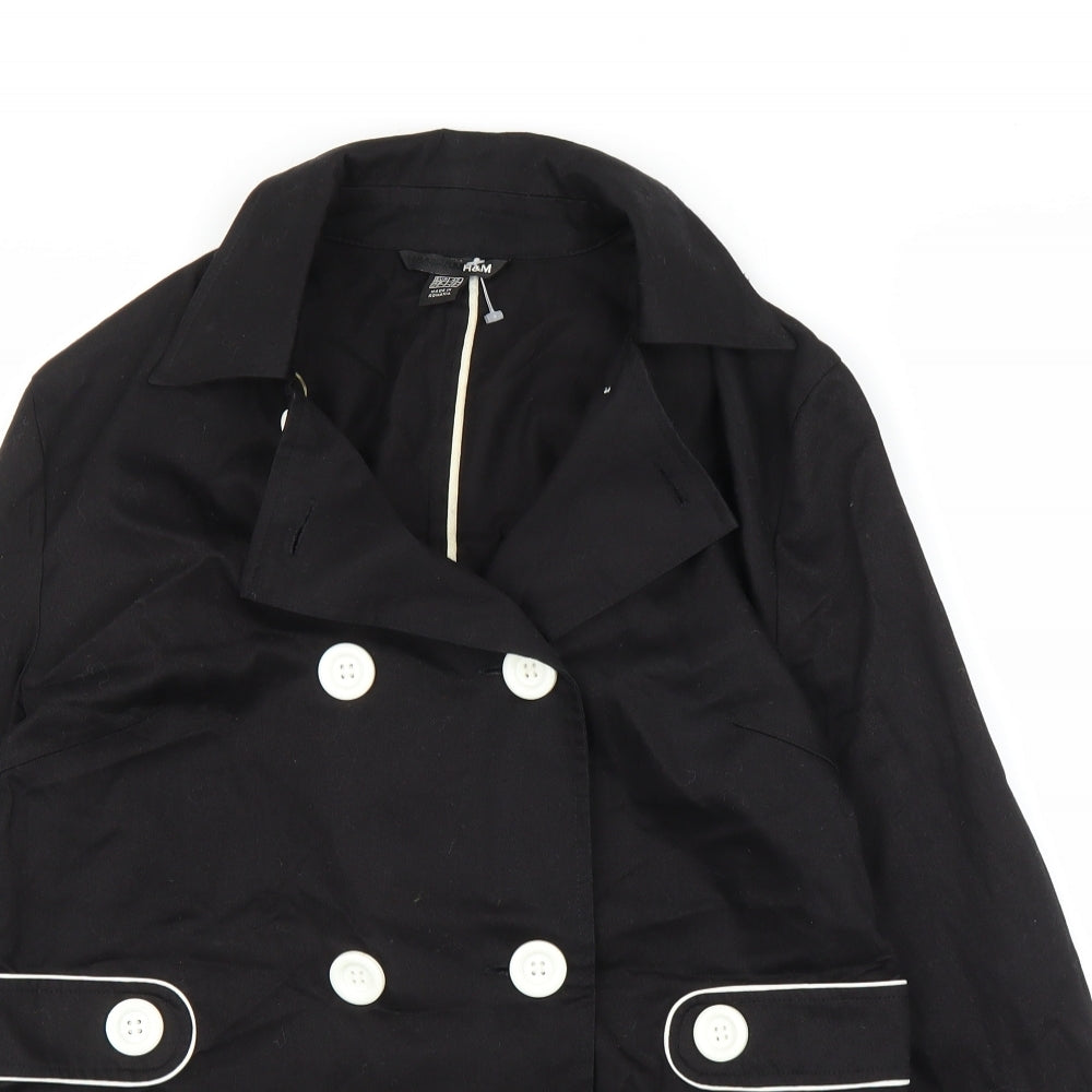 H&M Womens Black   Jacket  Size 14