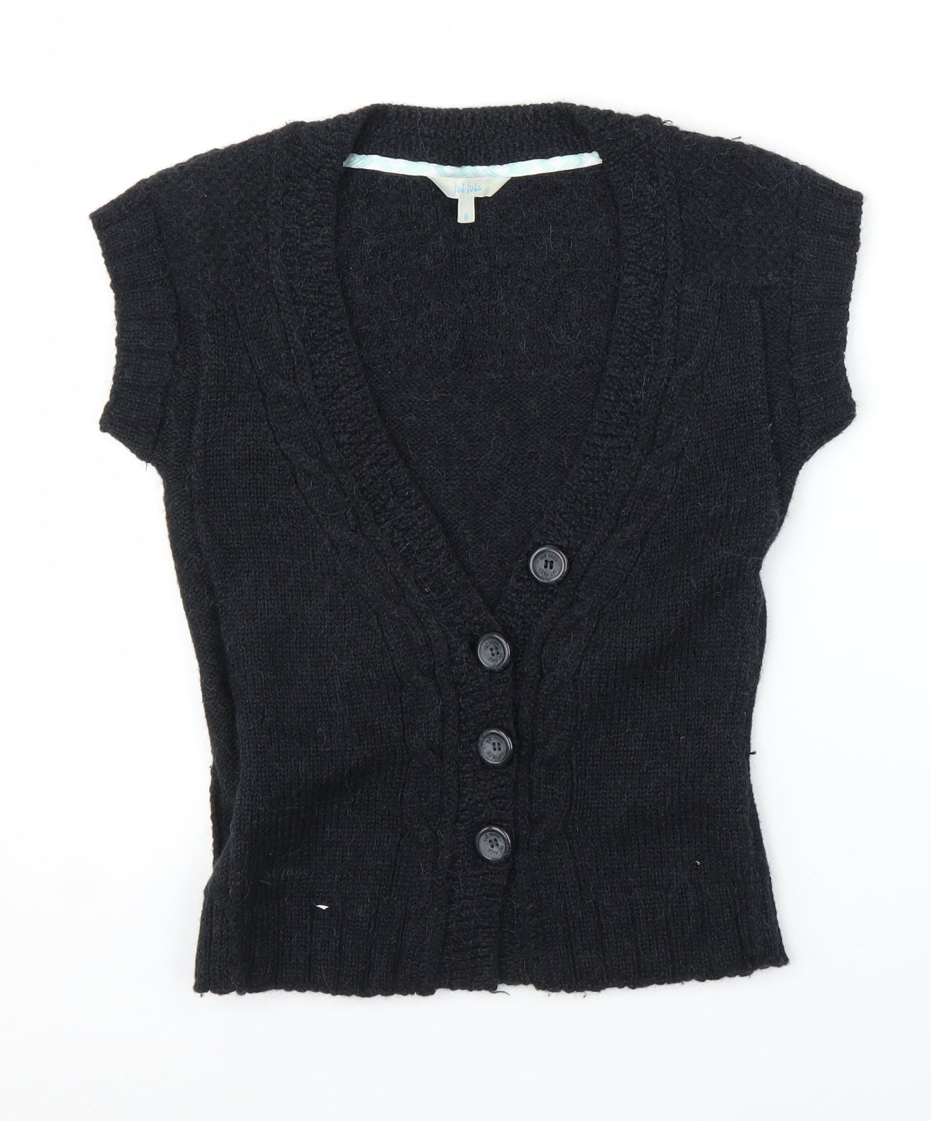 Fat Face Womens Black   Cardigan Jumper Size 8