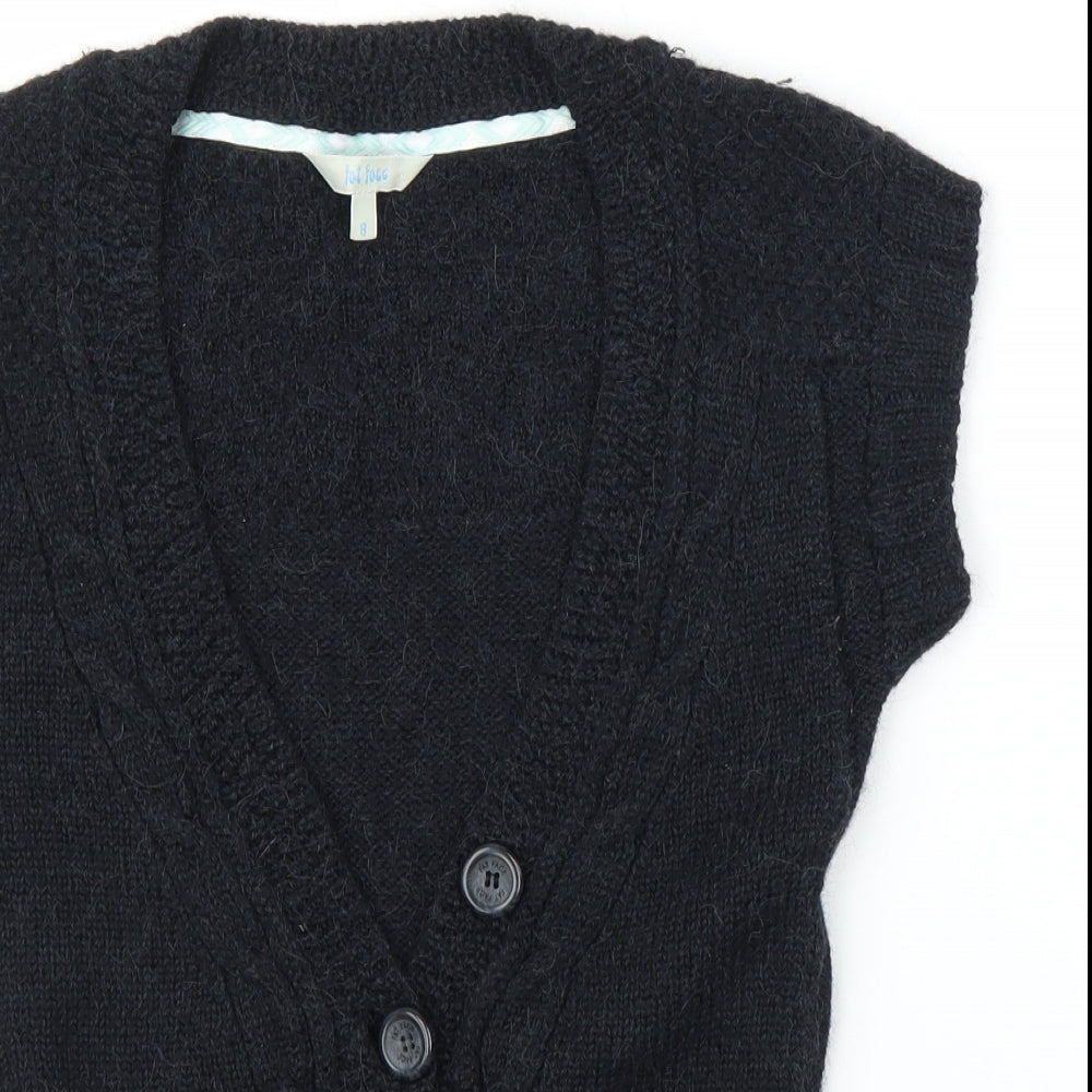 Fat Face Womens Black   Cardigan Jumper Size 8