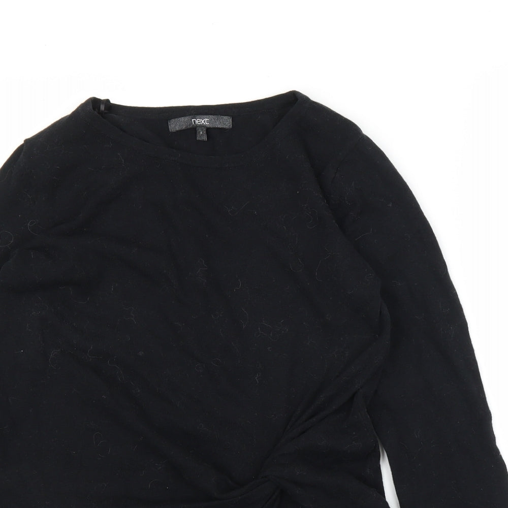 NEXT Womens Black   Basic Blouse Size 8