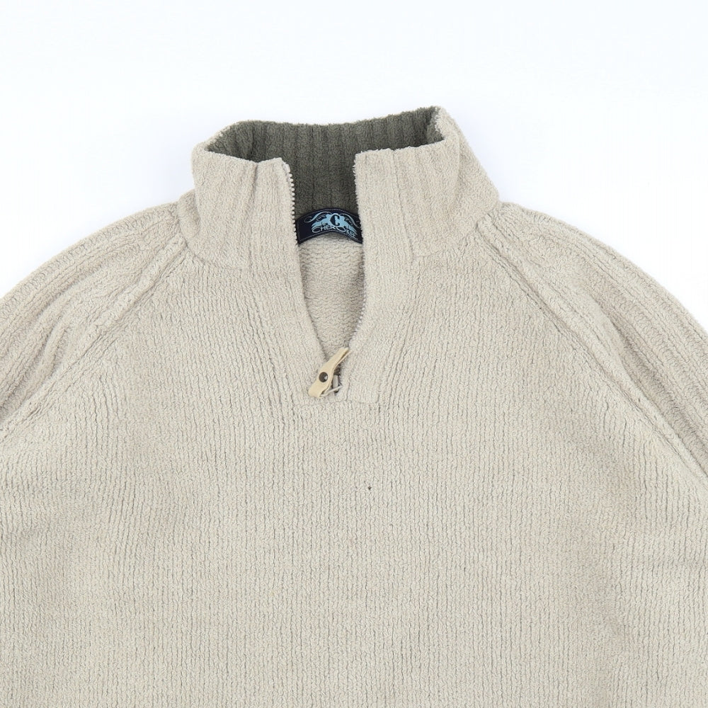 Cherokee Mens Beige   Pullover Jumper Size L