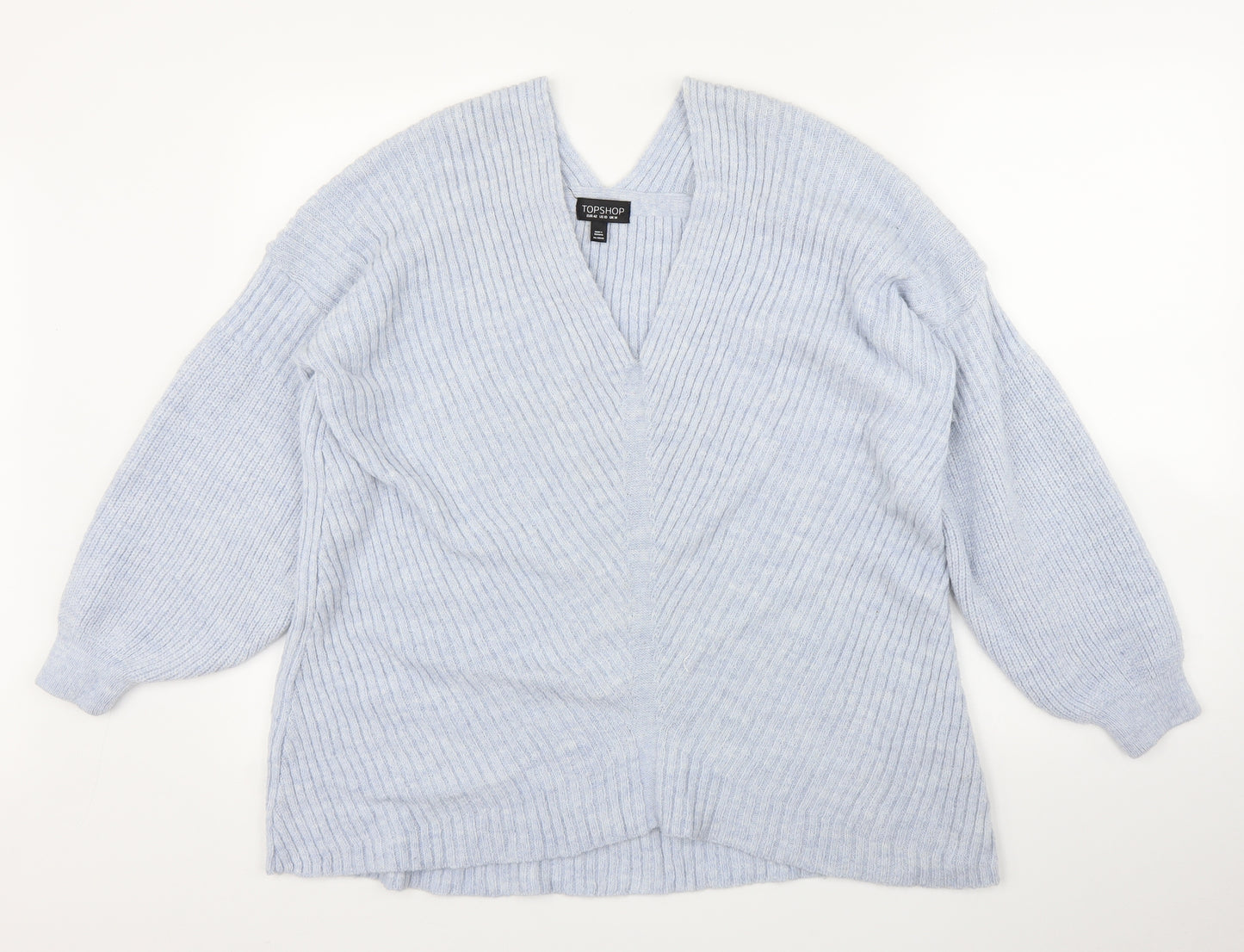 Topshop Womens Blue   Pullover Jumper Size 14