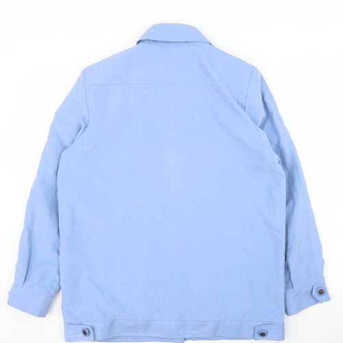 Klassik Womens Blue   Overcoat Coat Size 12