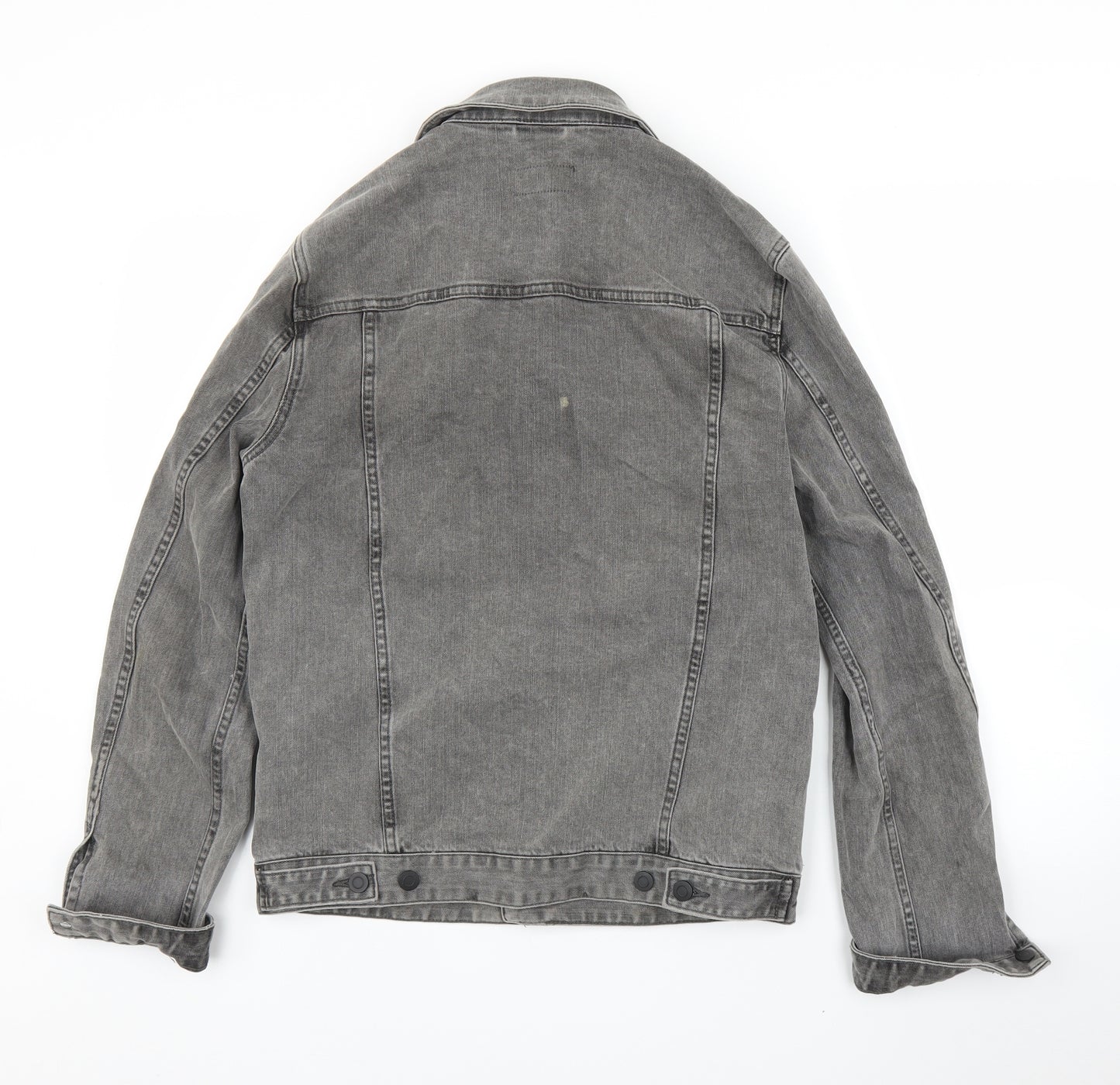 ASOS Mens Grey  Denim Jacket  Size M