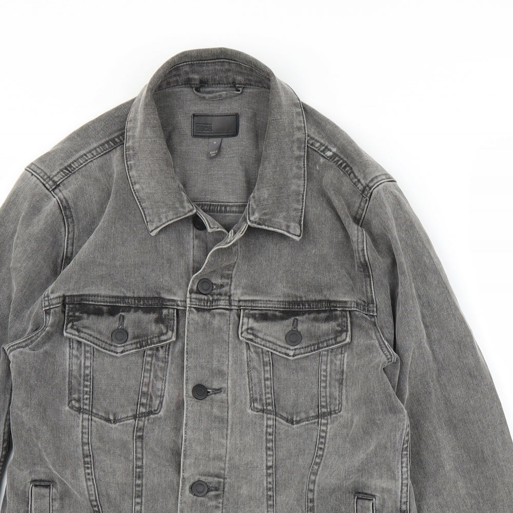 ASOS Mens Grey  Denim Jacket  Size M