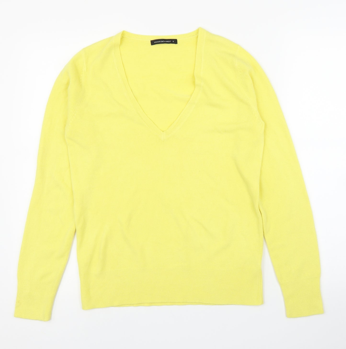 NEXT Womens Yellow   Pullover Jumper Size 12