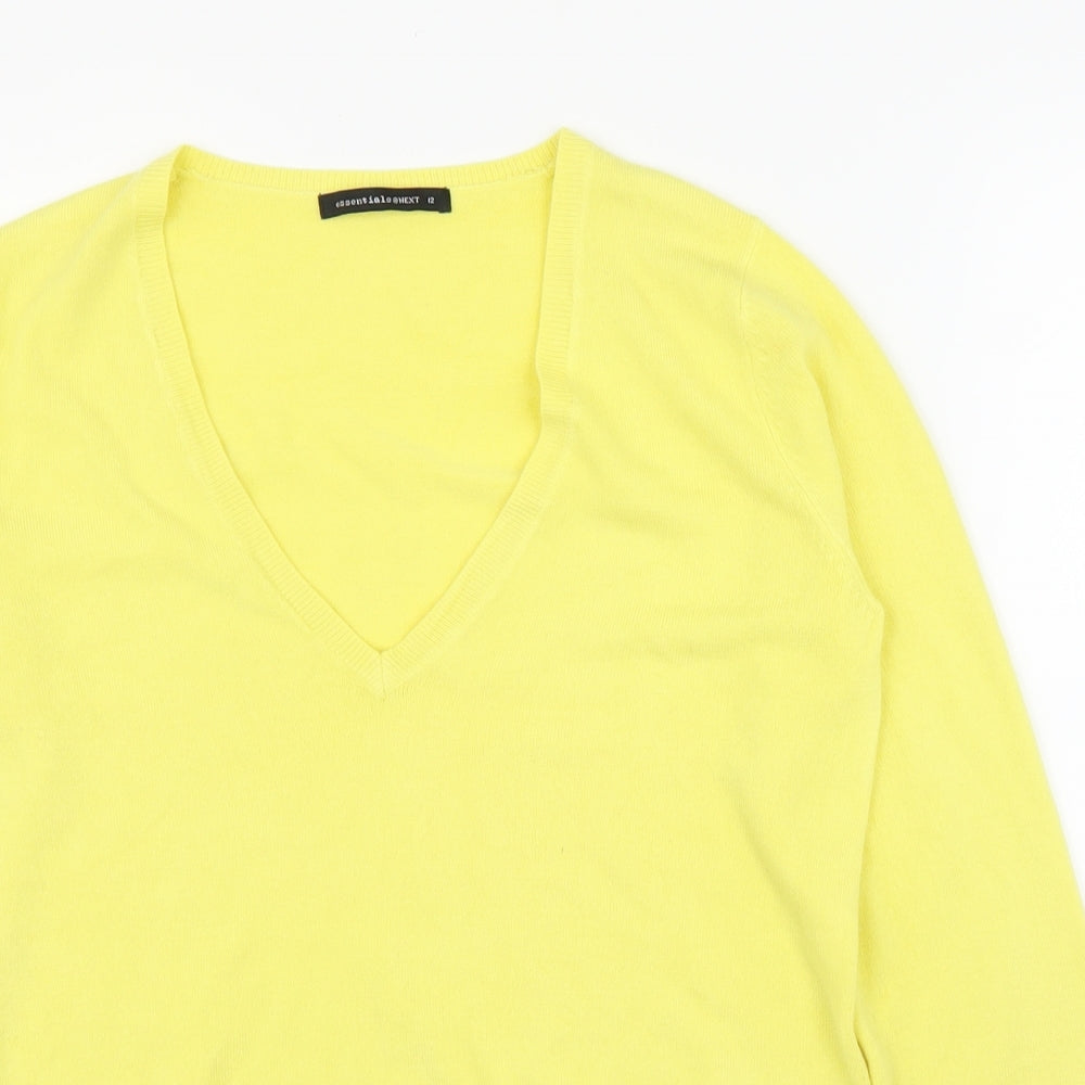 NEXT Womens Yellow   Pullover Jumper Size 12