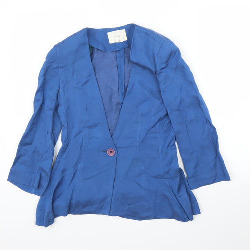 Hong Womens Blue   Cardigan Jumper Size M  - Jacket