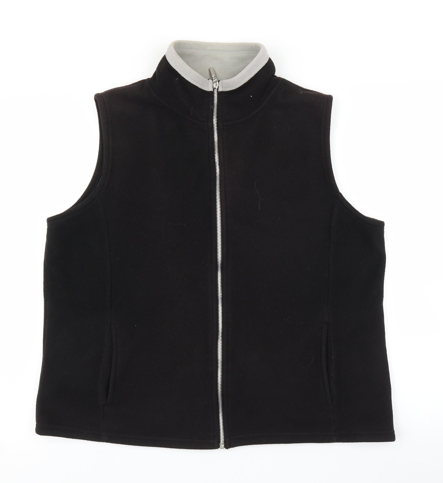 Papaya Womens Black   Full Zip Jumper Size 18  - Bodywarmer