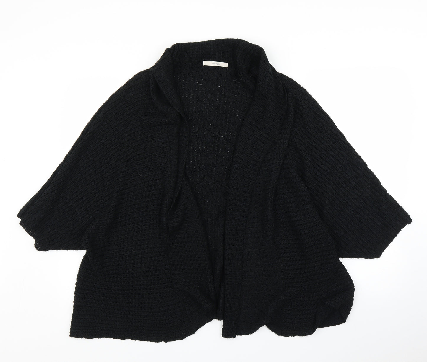 George Womens Black   Cardigan Jumper Size 18