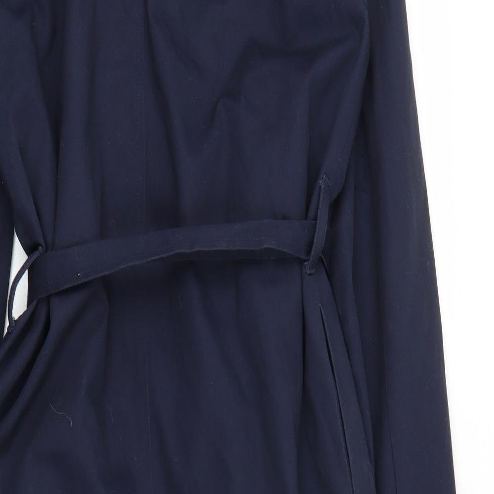 Noisy may Womens Blue   Trench Coat Coat Size S