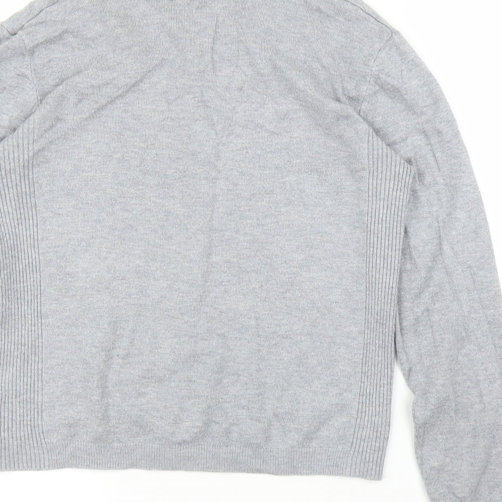 Papaya Womens Grey   Cardigan Jumper Size 14