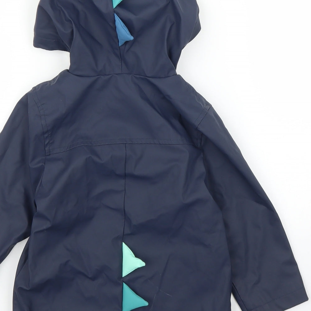 F&F Boys Blue   Rain Coat Coat Size 18-24 Months  - Dinsosaur