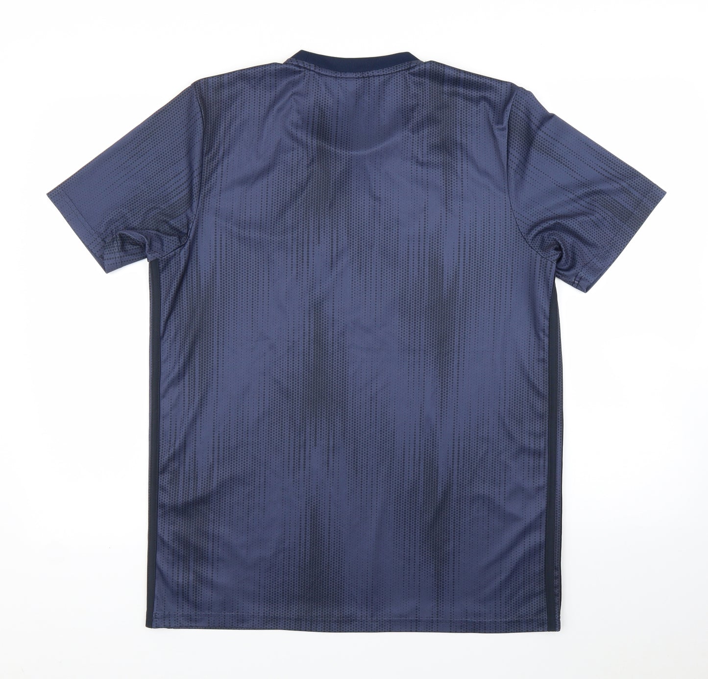 adidas Mens Blue   Basic T-Shirt Size L  - Man U
