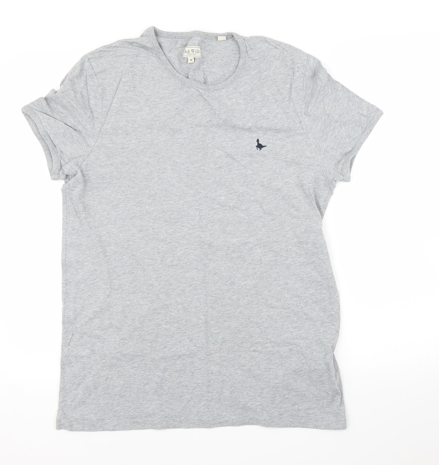 Jack Wills Mens Grey    T-Shirt Size M