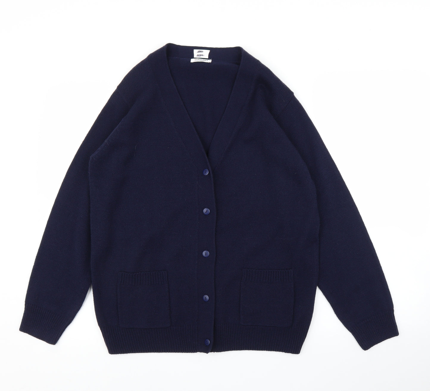 Damart Womens Blue   Cardigan Jumper Size 14