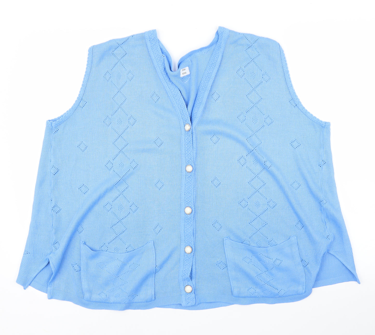 Preworn Womens Blue   Vest Jumper Size L