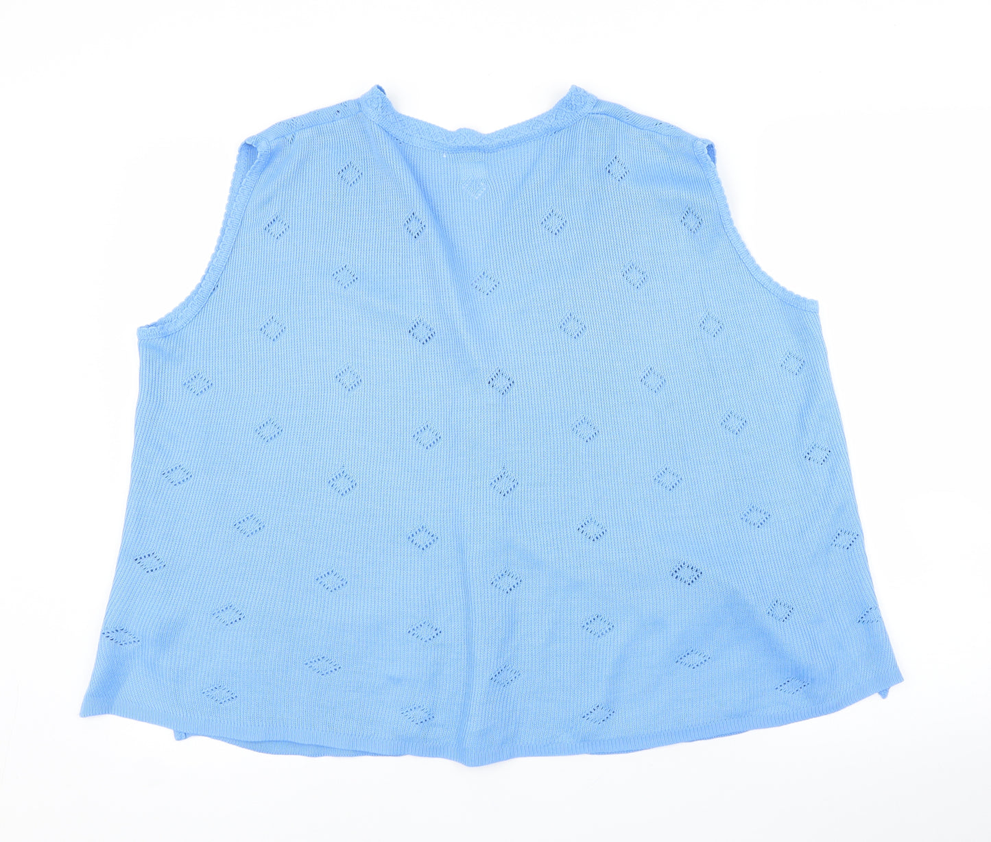 Preworn Womens Blue   Vest Jumper Size L