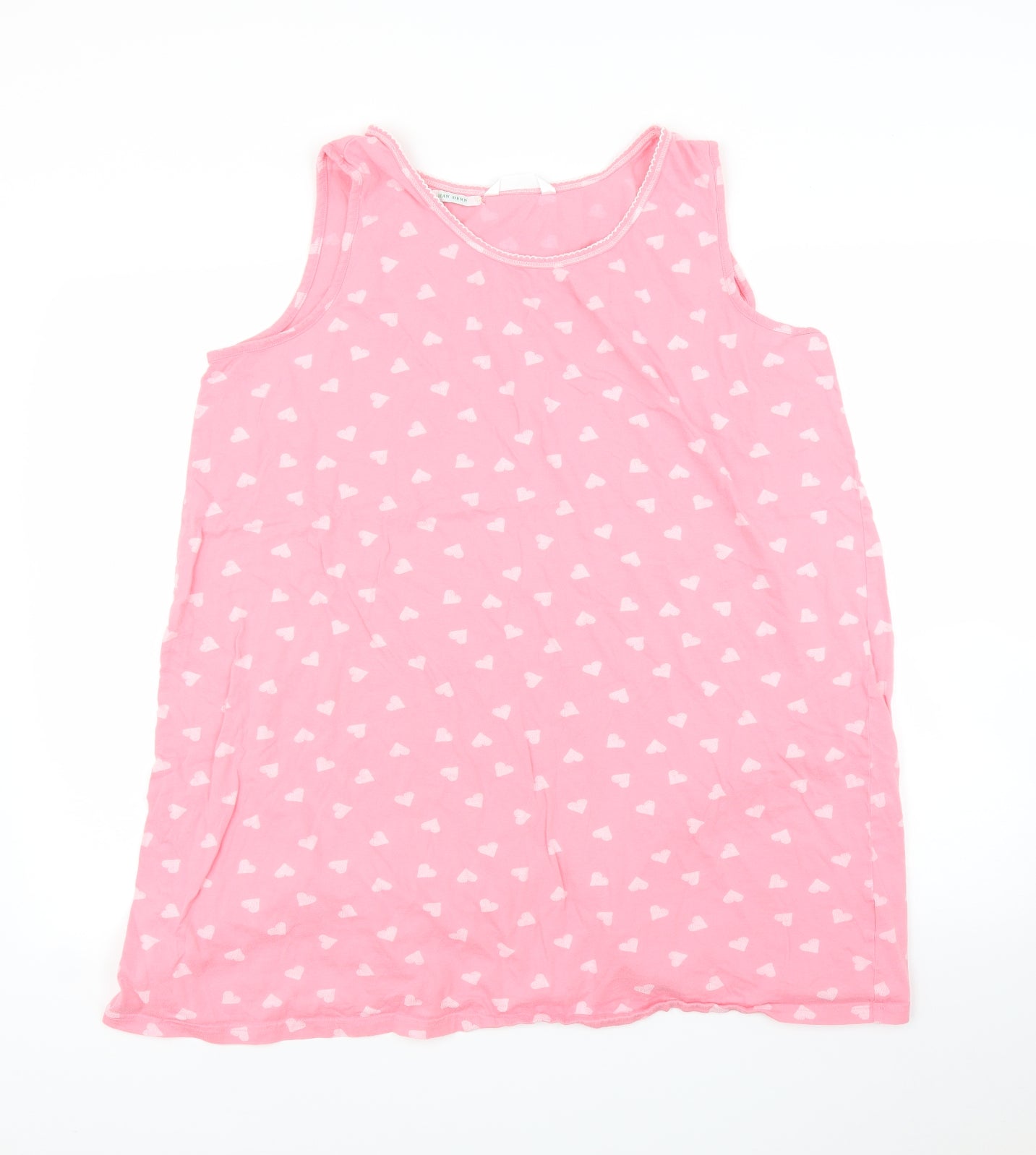Bonmarché Womens Pink Solid  Chemise Gown Size 16