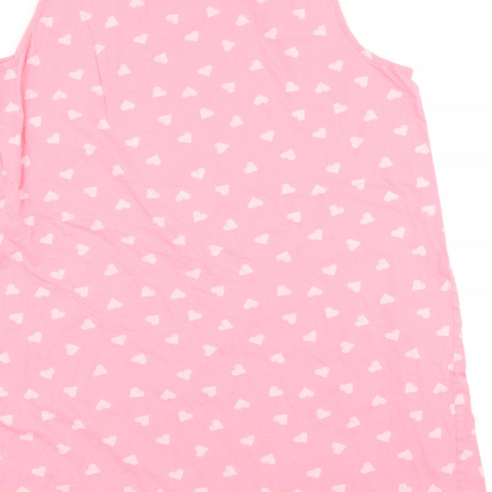 Bonmarché Womens Pink Solid  Chemise Gown Size 16