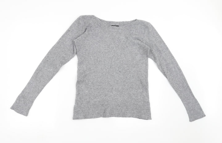 Roman Womens Grey Pullover Sweatshirt Size 10