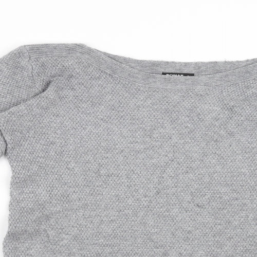 Roman Womens Grey   Pullover Sweatshirt Size 10