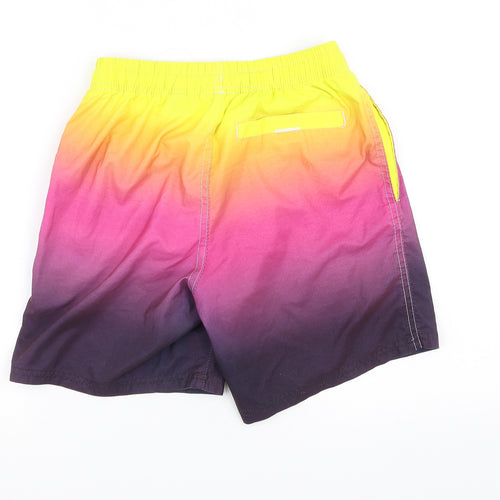 River Island Boys Multicoloured Striped  Sweat Shorts Size XS